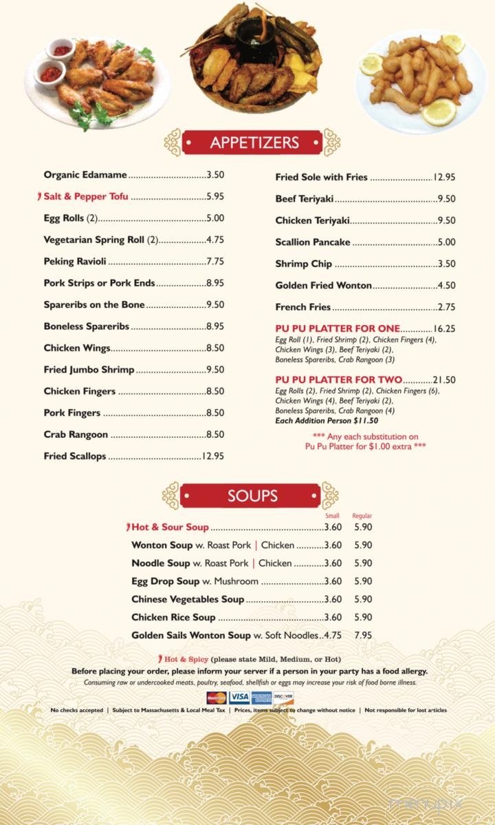 Menu page 1