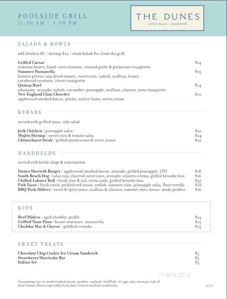 Menu page 2