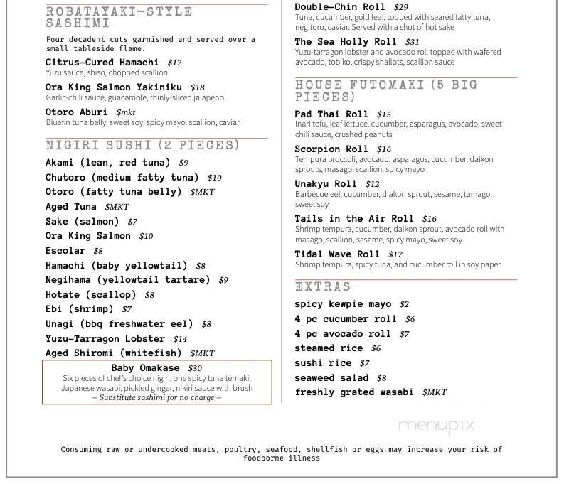 Menu page 2