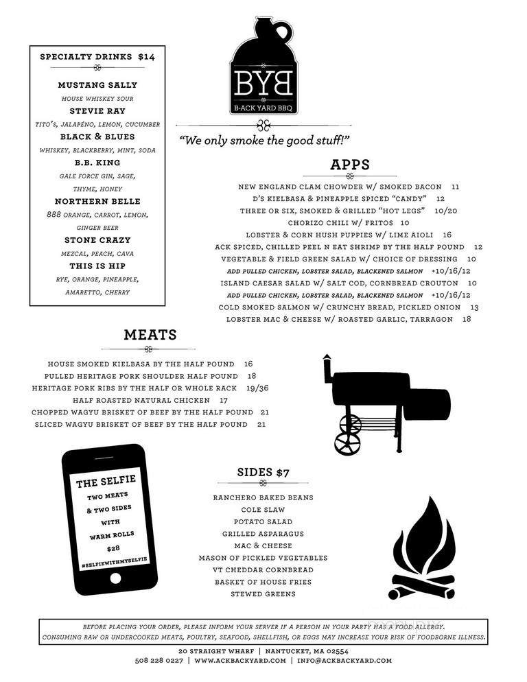 Menu page 1