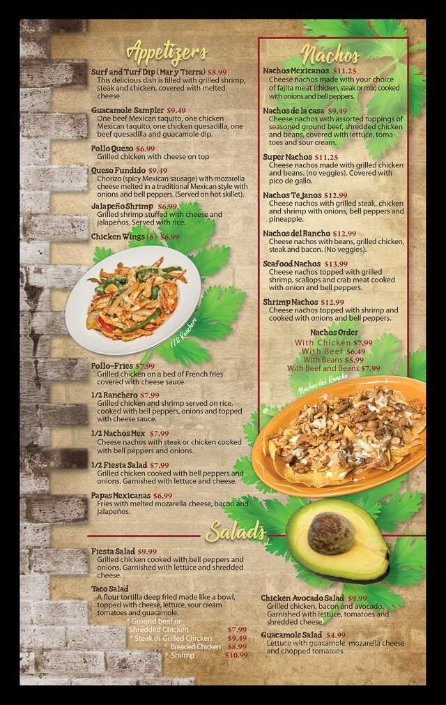 Menu page 1