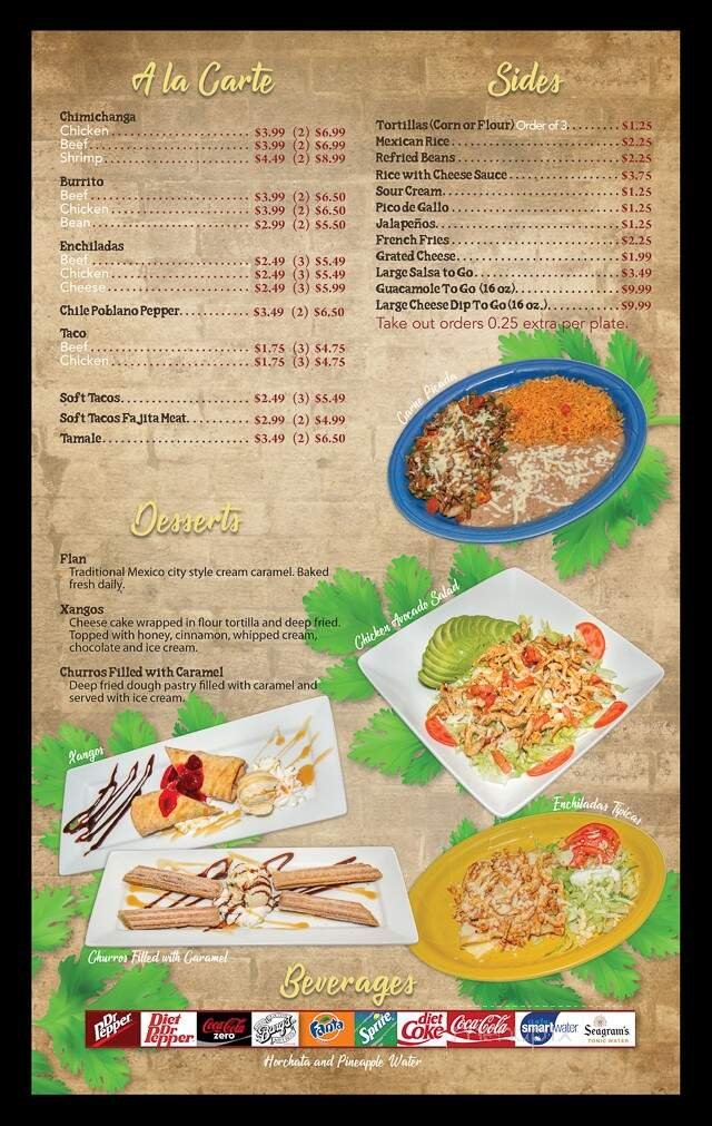 Menu page 3