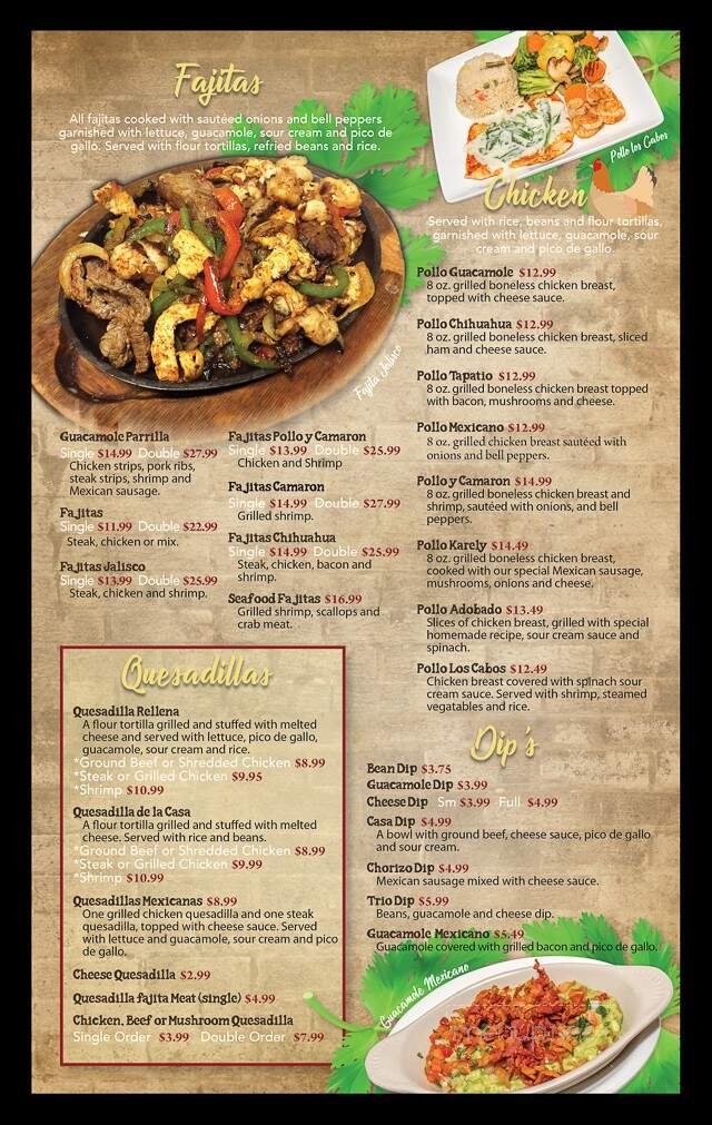 Menu page 4