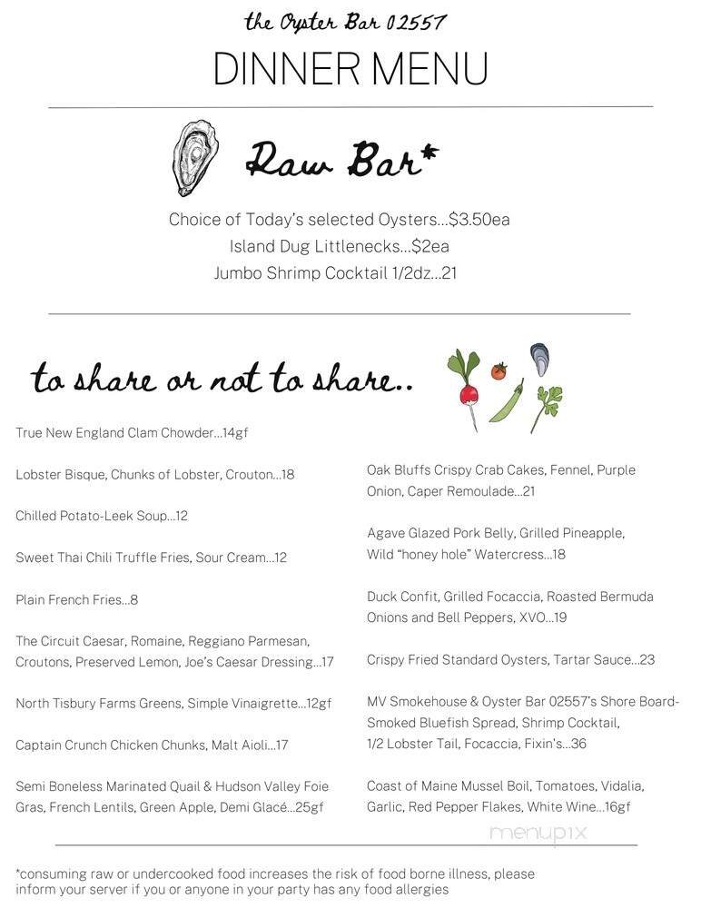 Menu page 1