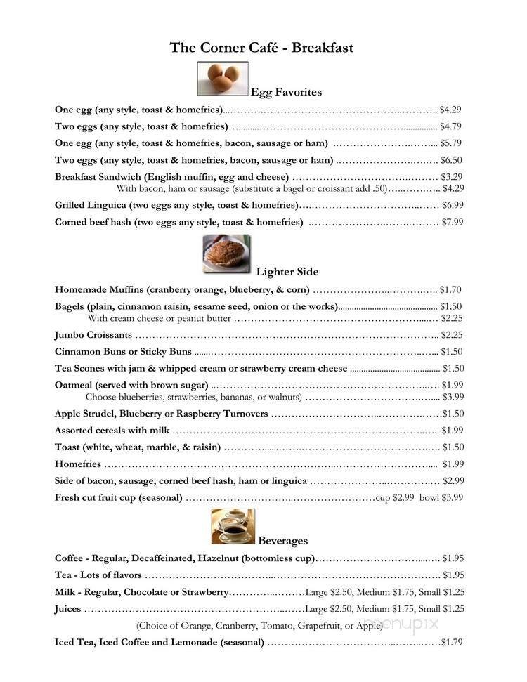 Menu page 1
