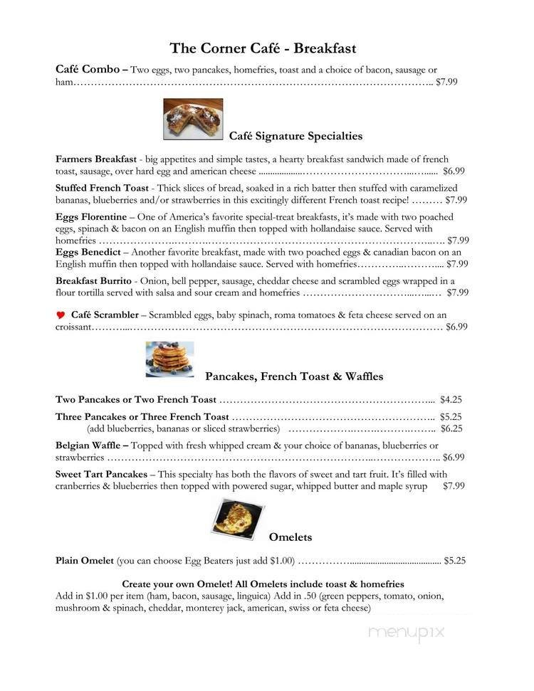 Menu page 2