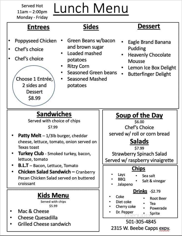 Menu page 1