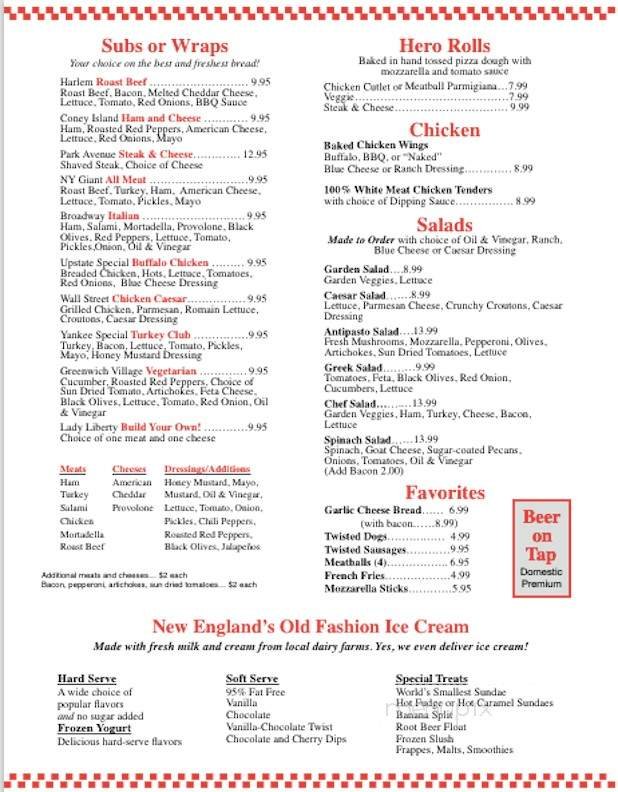 Menu page 2