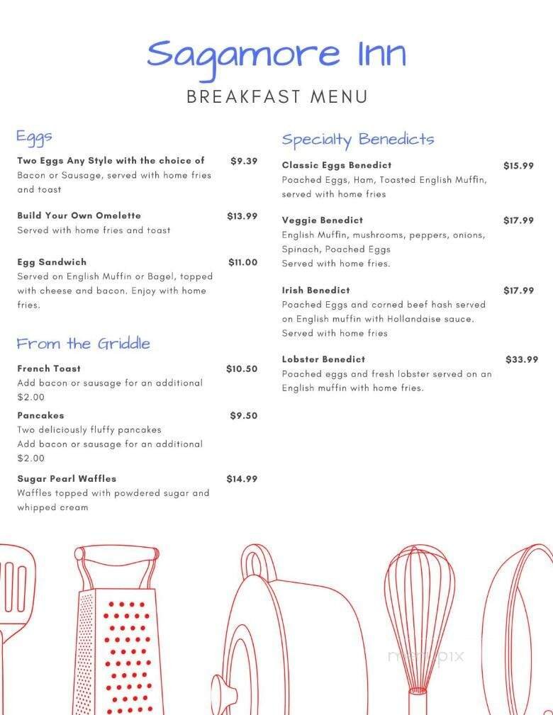 Menu page 1