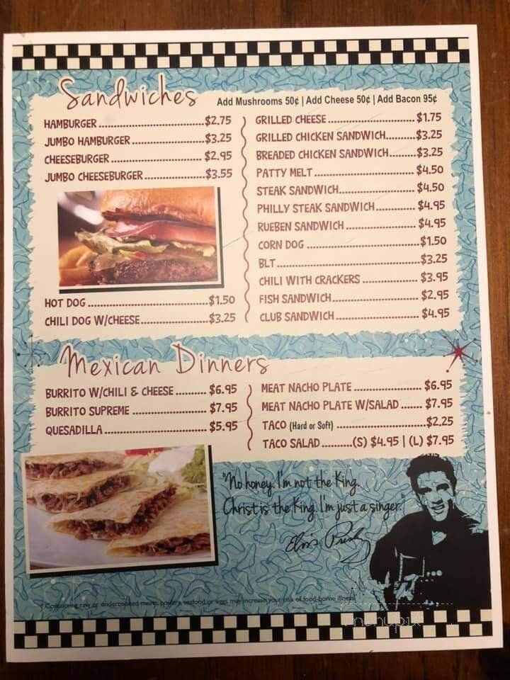 Menu page 2