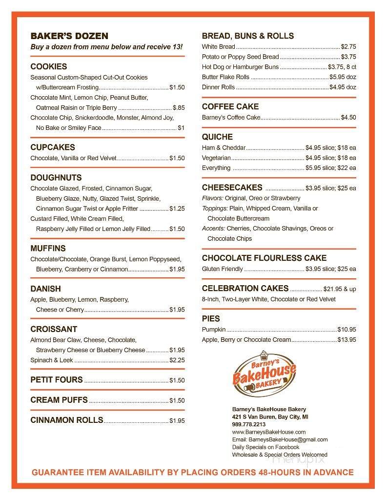 Menu page 1