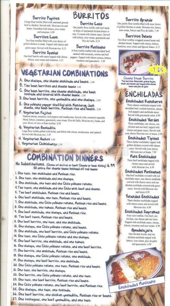 Menu page 5