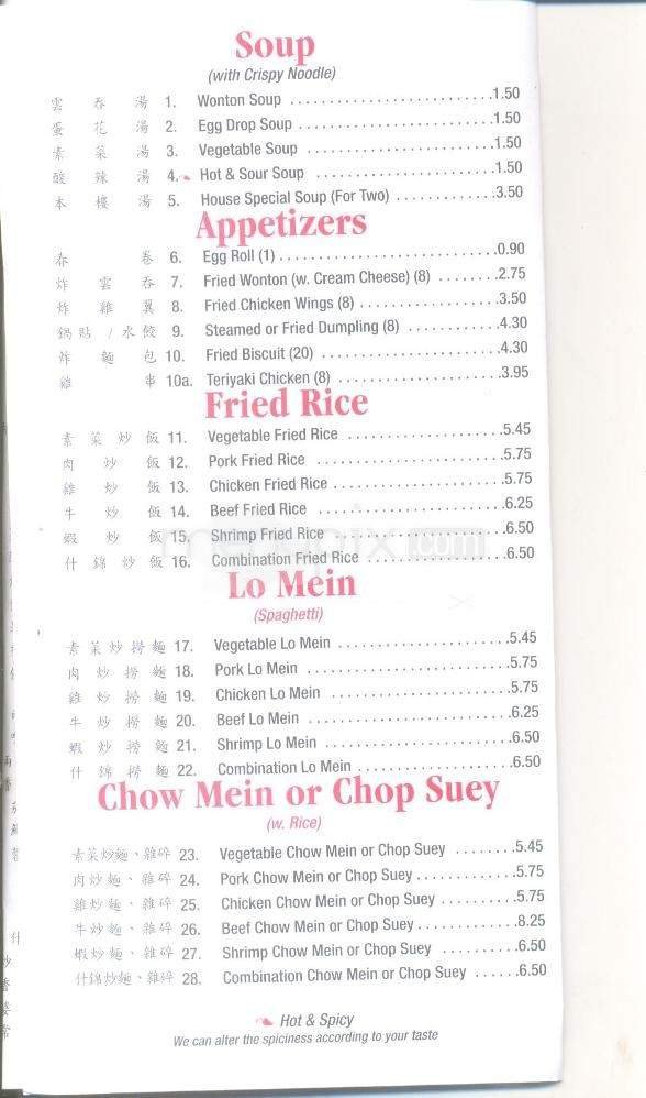 Menu page 2