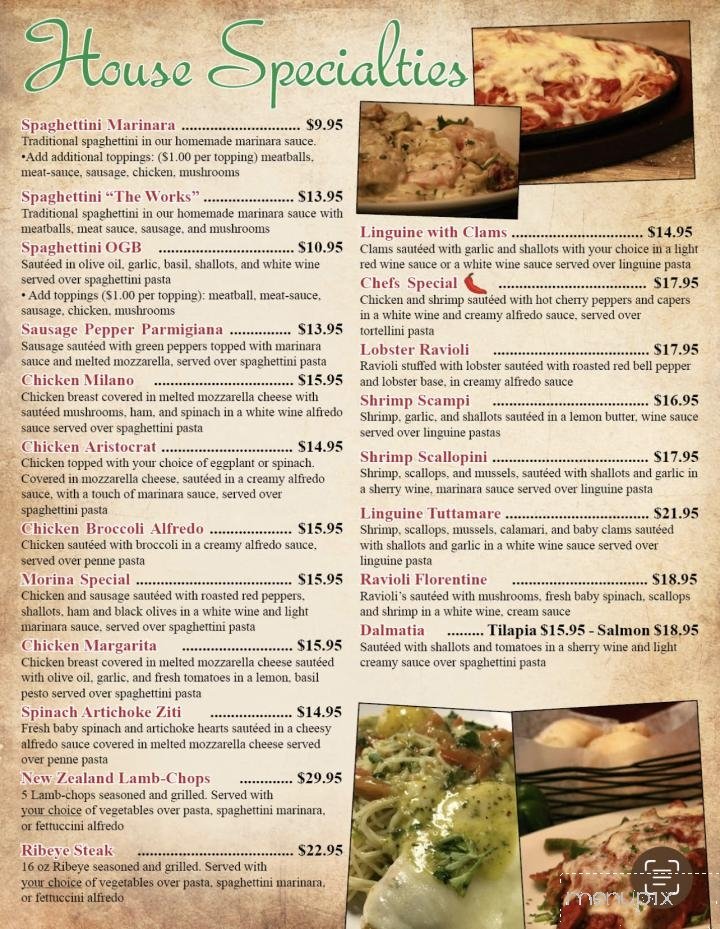 Menu page 2