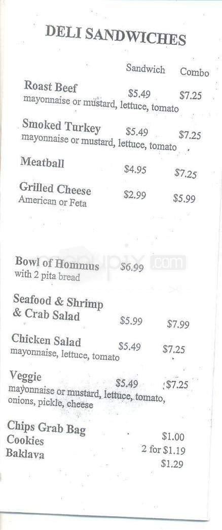 Menu page 3