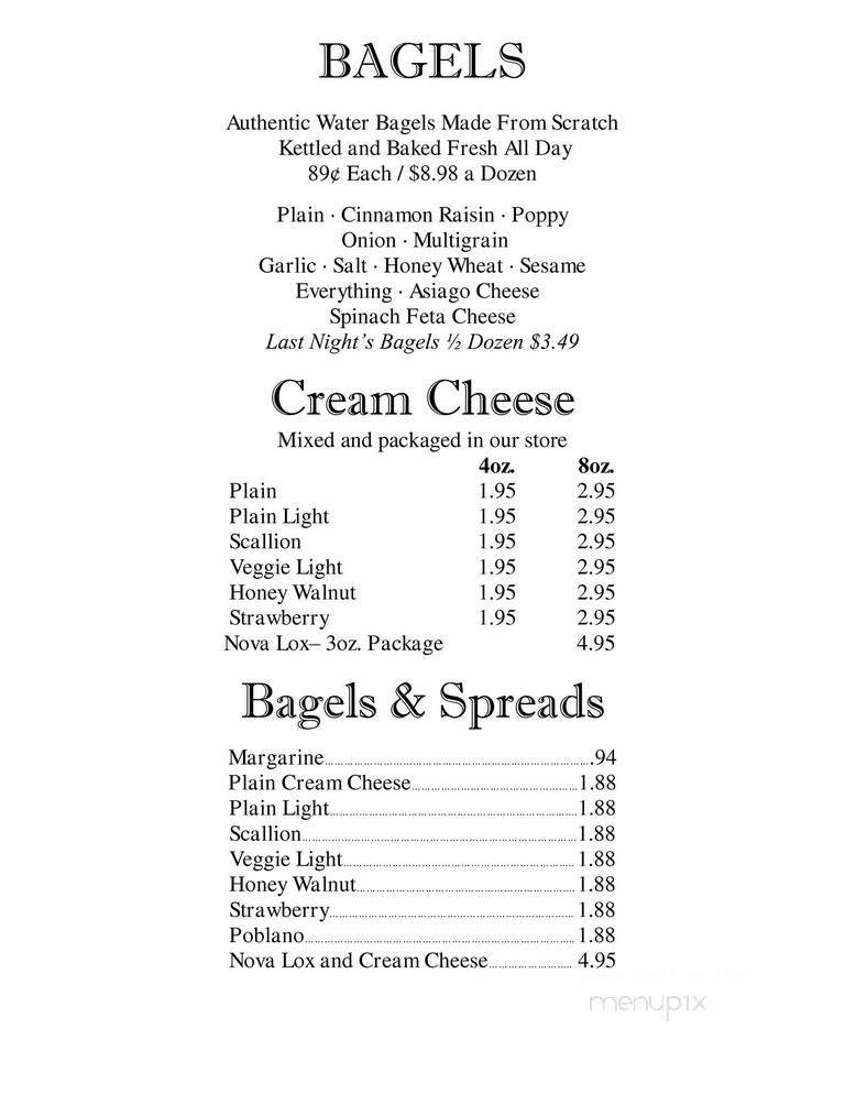 Menu page 1