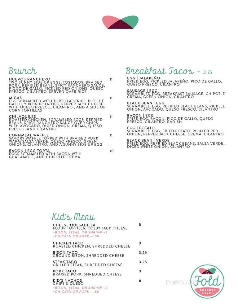 Menu page 3