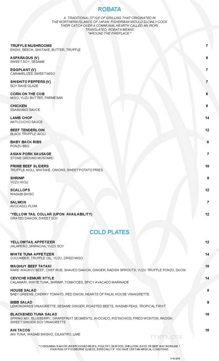 Menu page 5