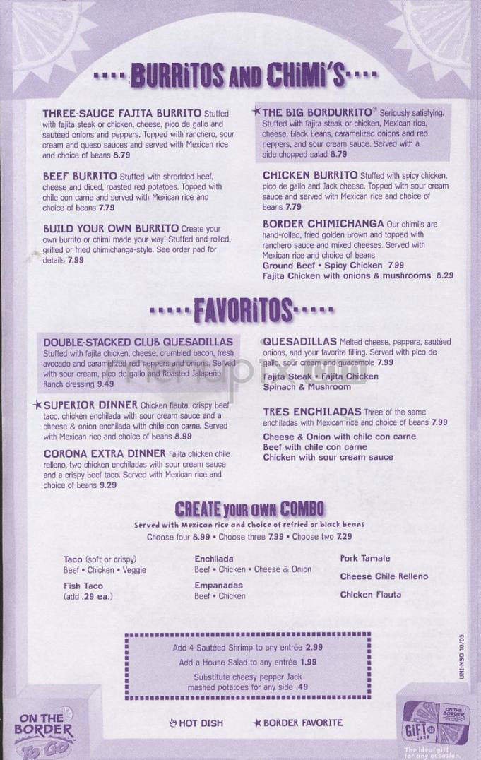 Menu page 4
