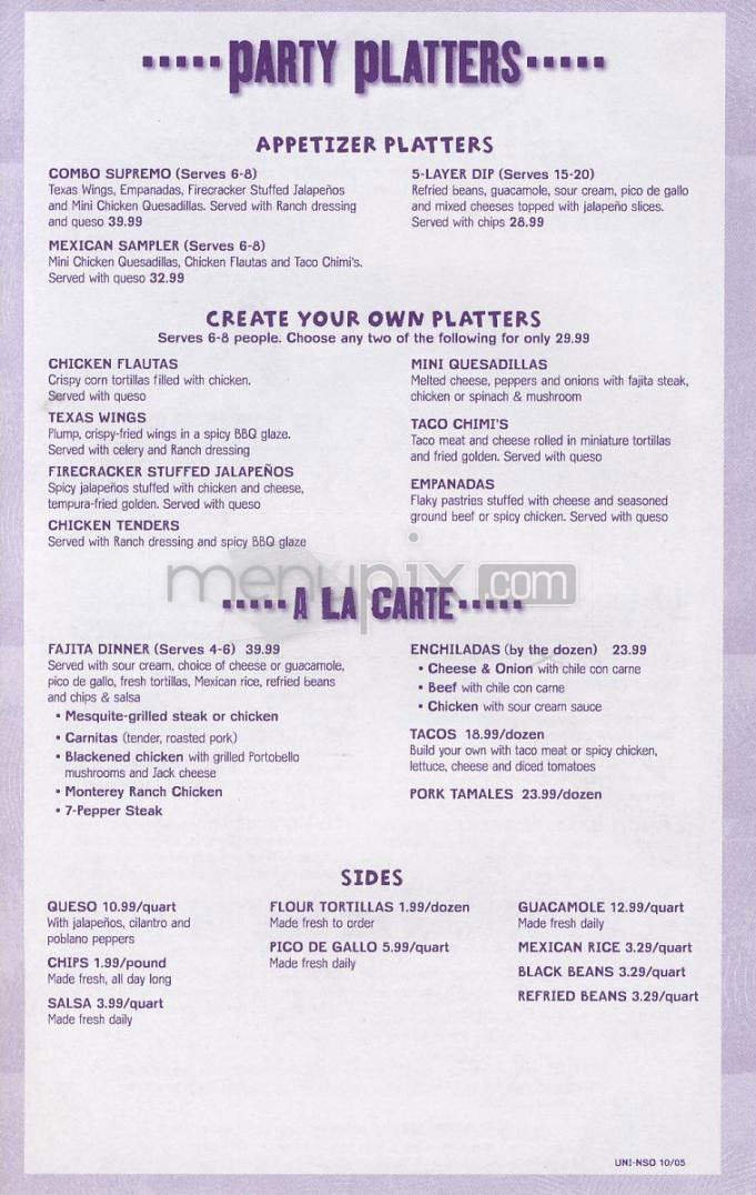 Menu page 6