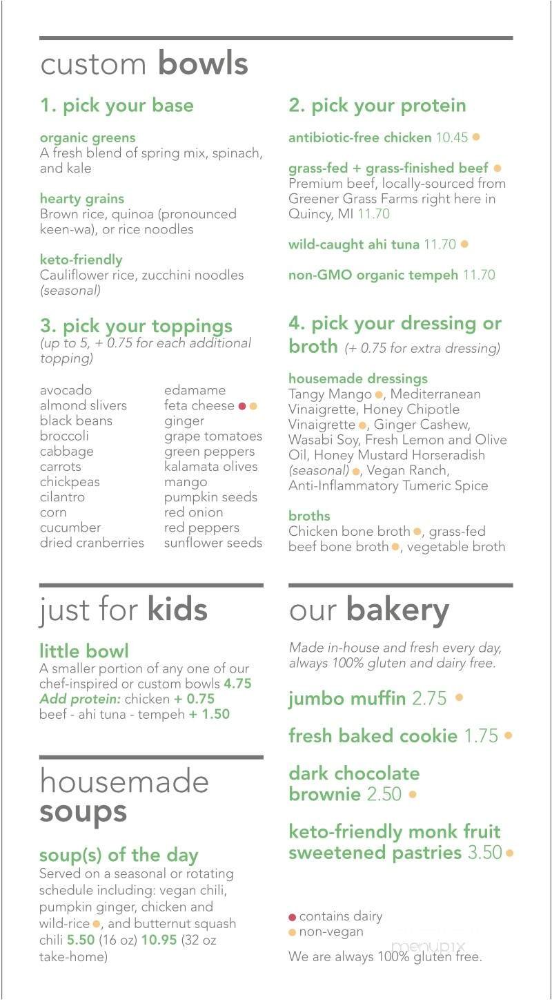 Menu page 2