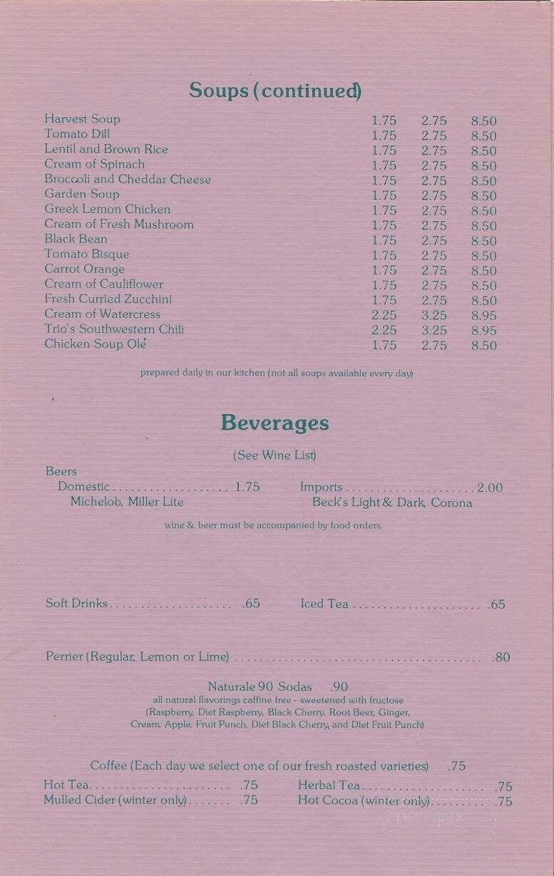 Menu page 3