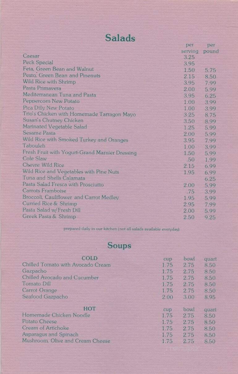 Menu page 4