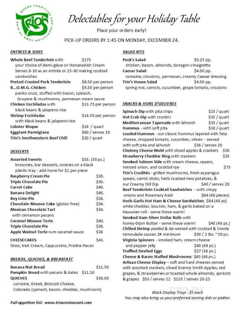 Menu page 6