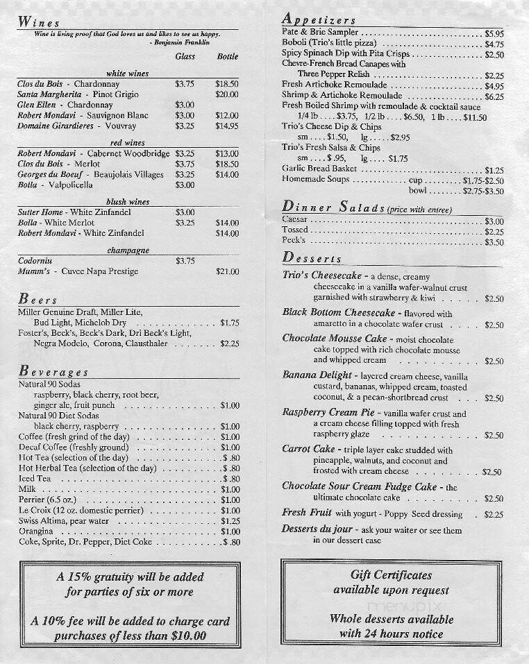 Menu page 7