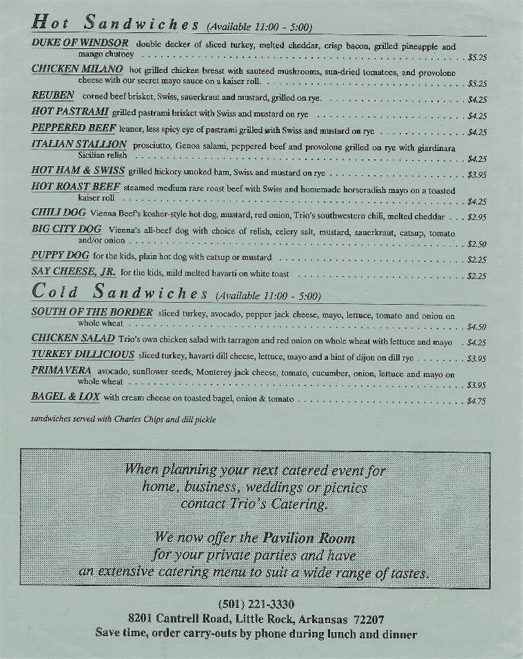 Menu page 8