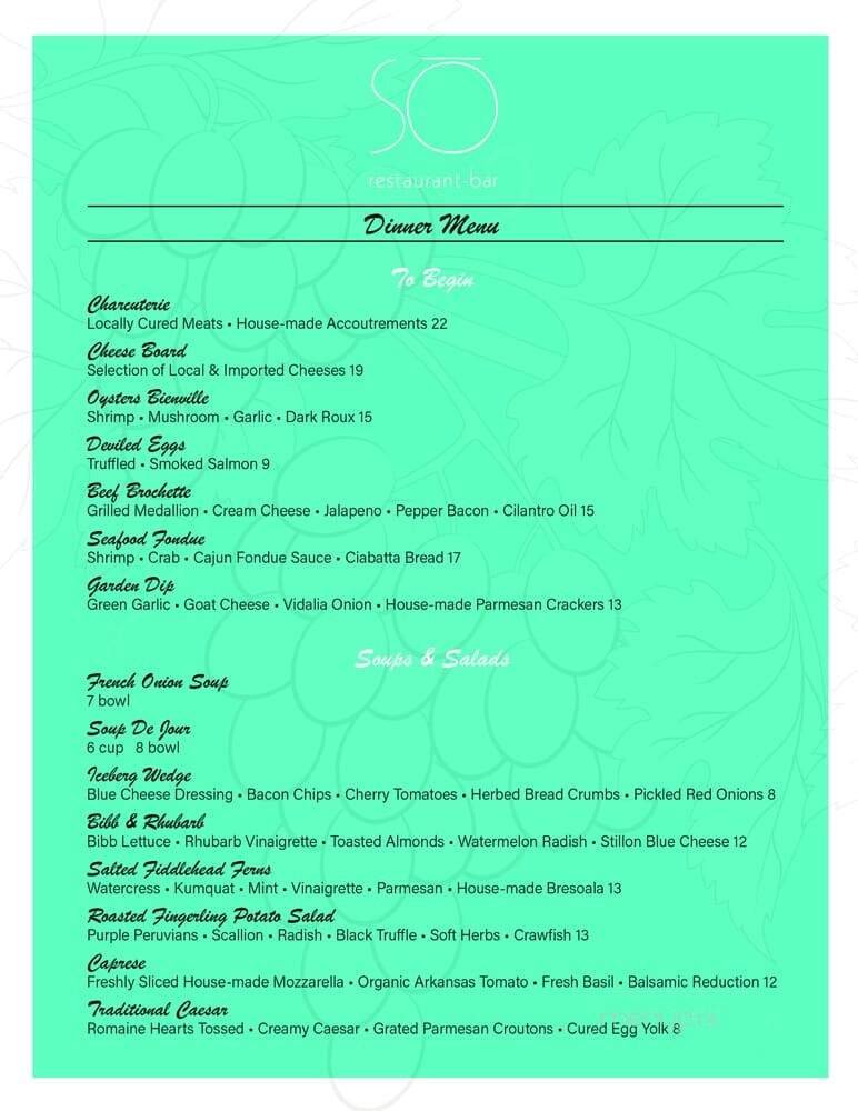 Menu page 2