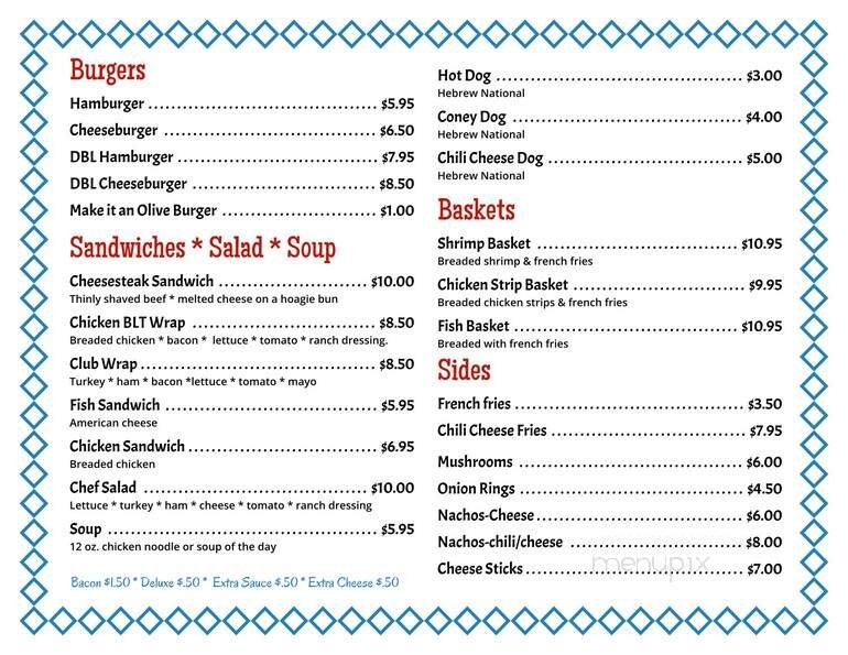 Menu page 2