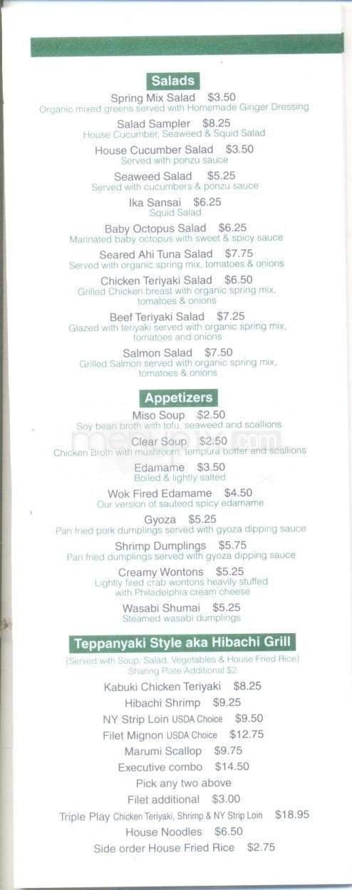 Menu page 5
