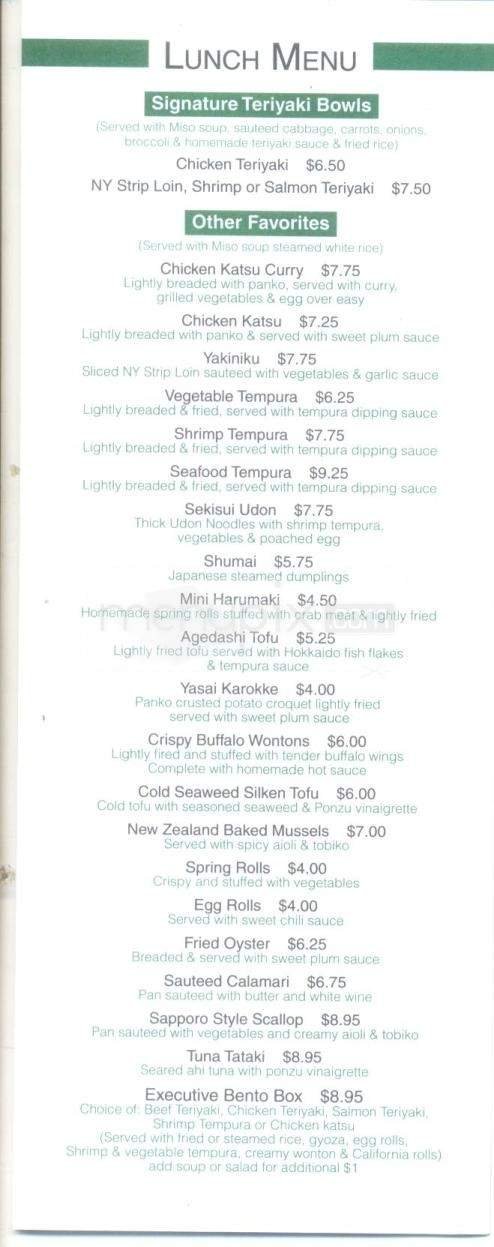 Menu page 6