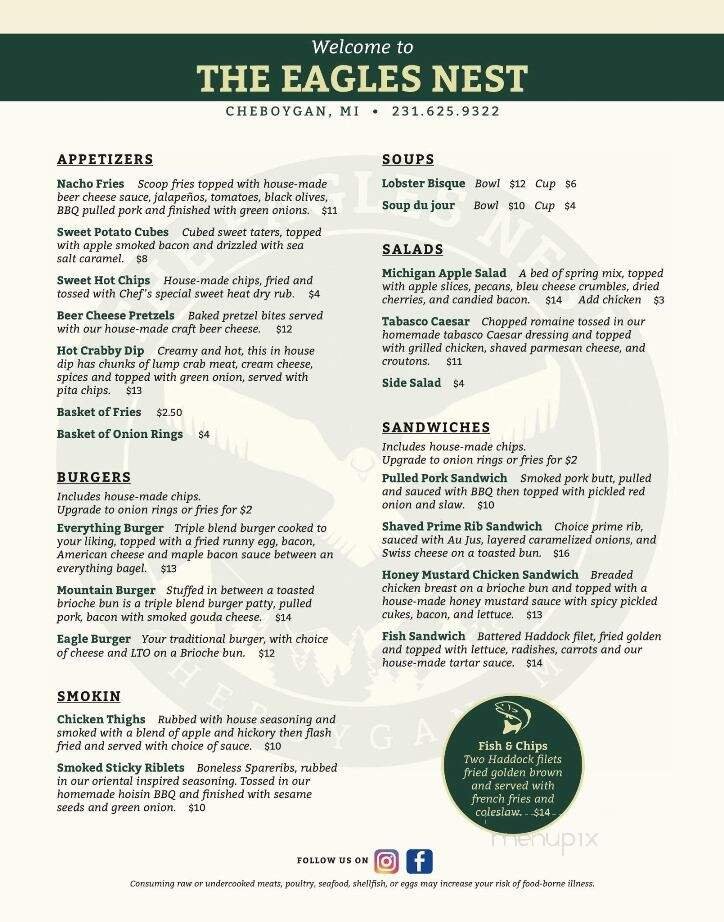 Menu page 1