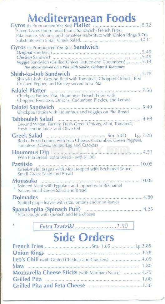 Menu page 4
