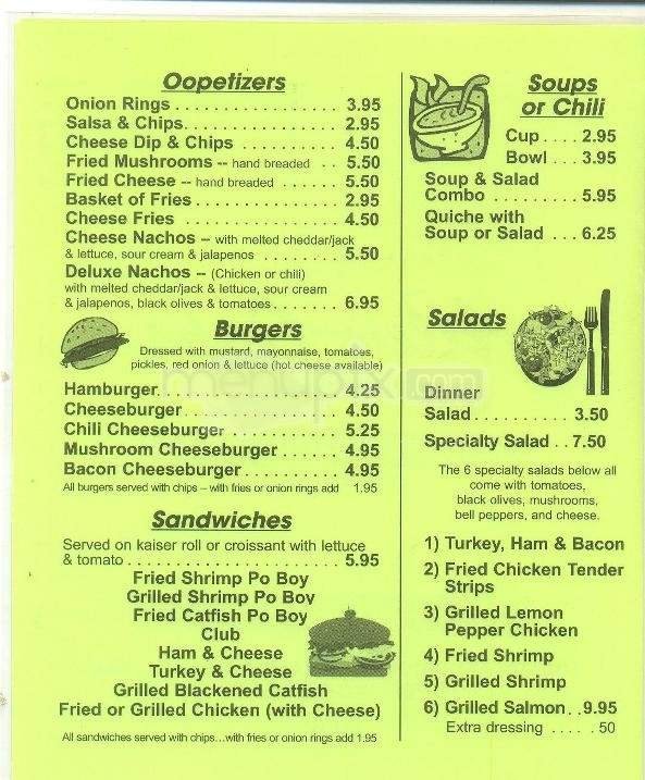 Menu page 2
