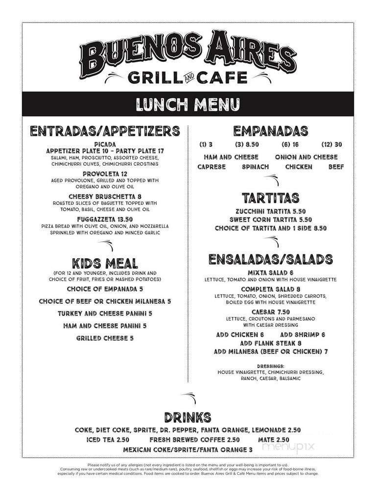 Menu page 2