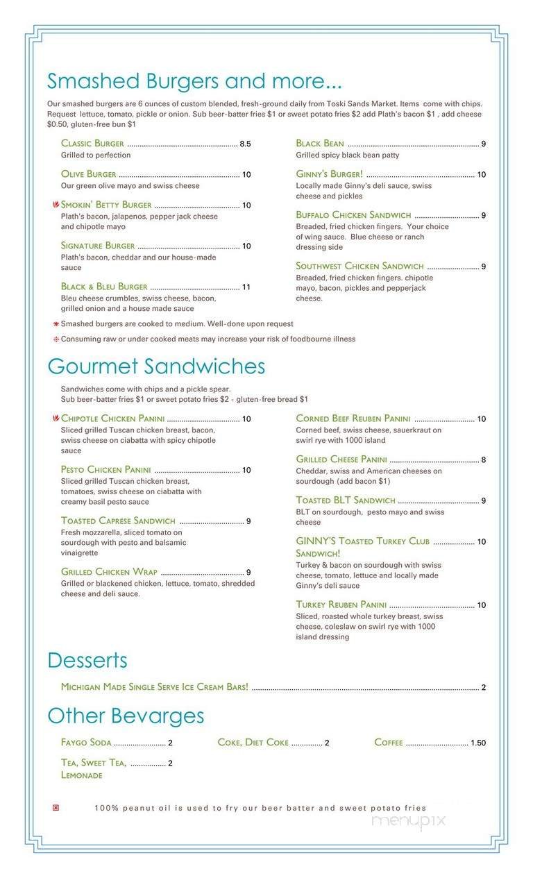 Menu page 2