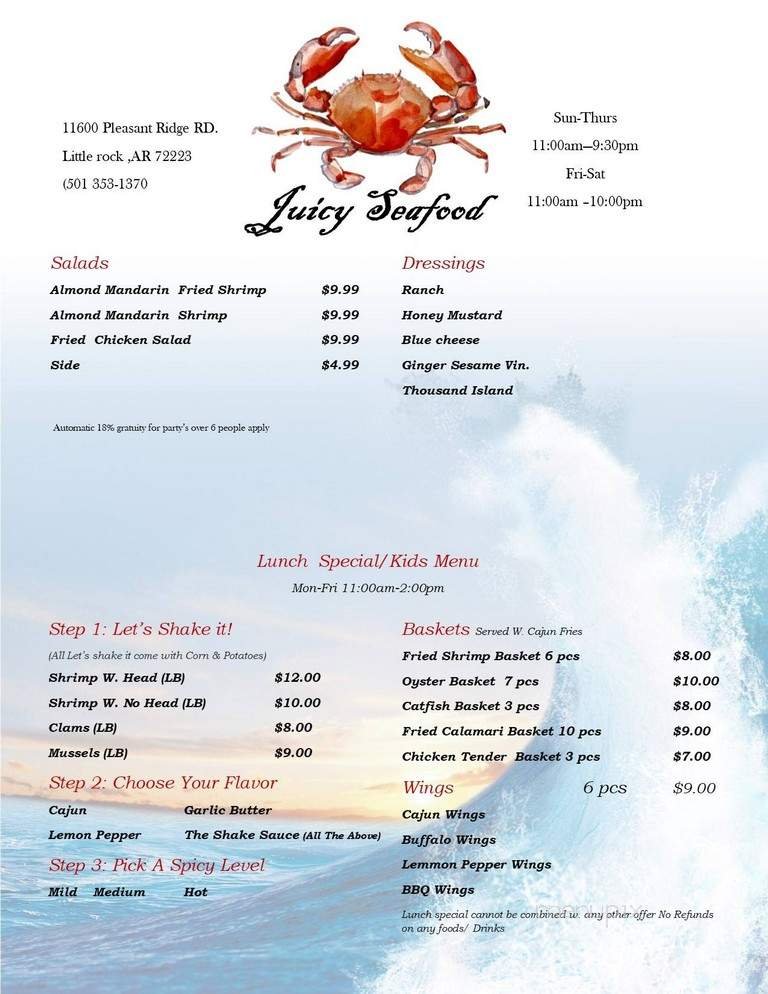 Menu page 2