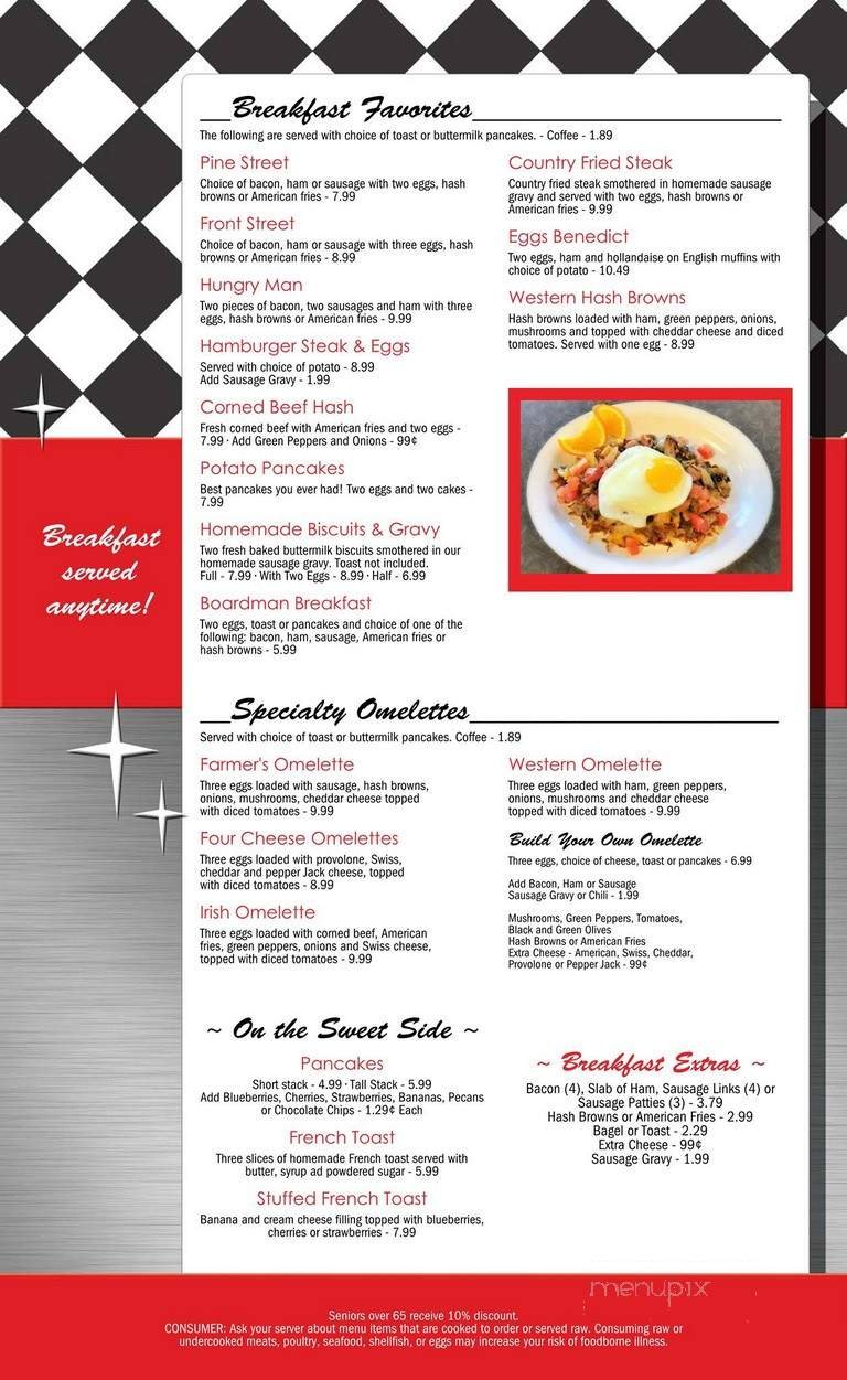 Menu page 1