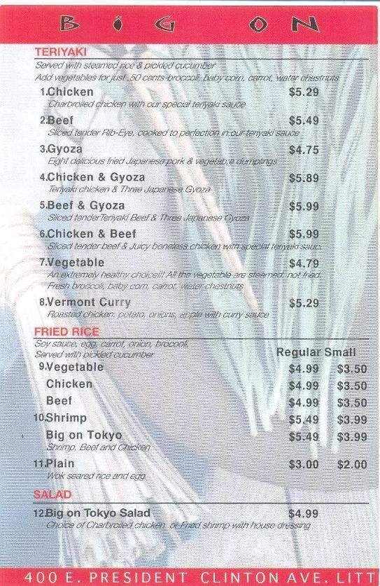 Menu page 2
