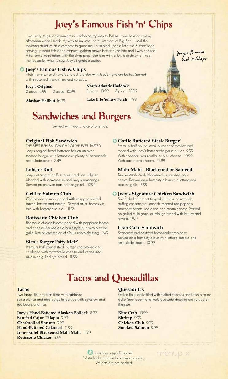 Menu page 2