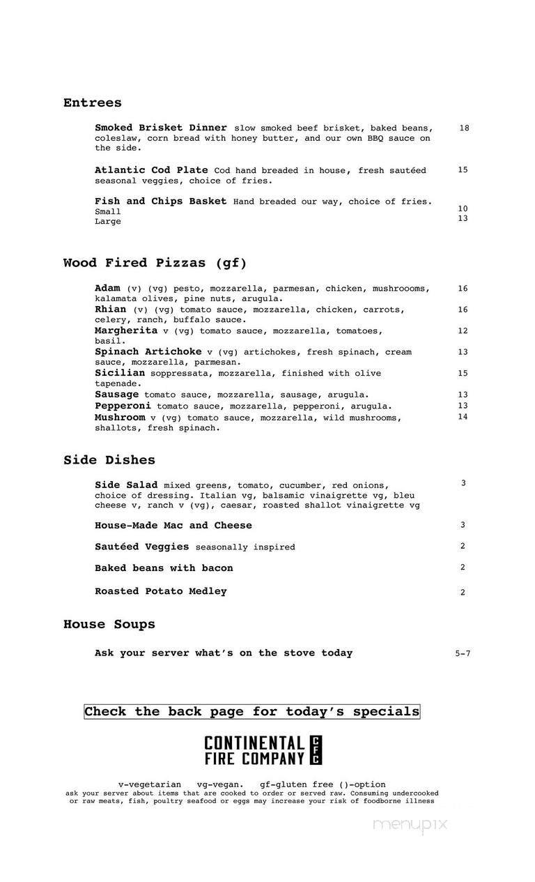 Menu page 2