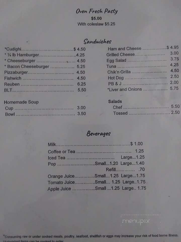 Menu page 2