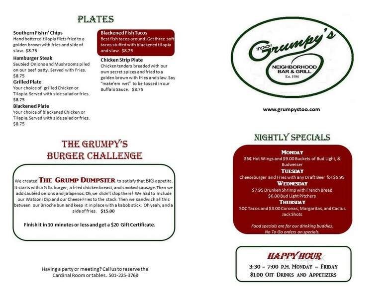 Menu page 2