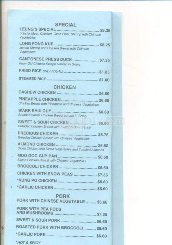 Menu page 2