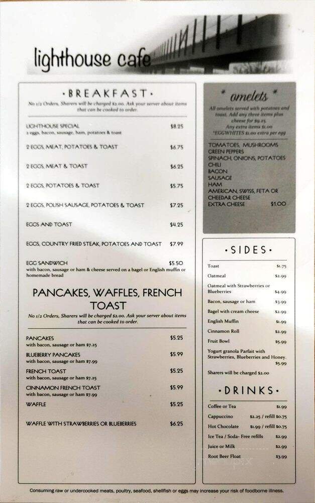 Menu page 1