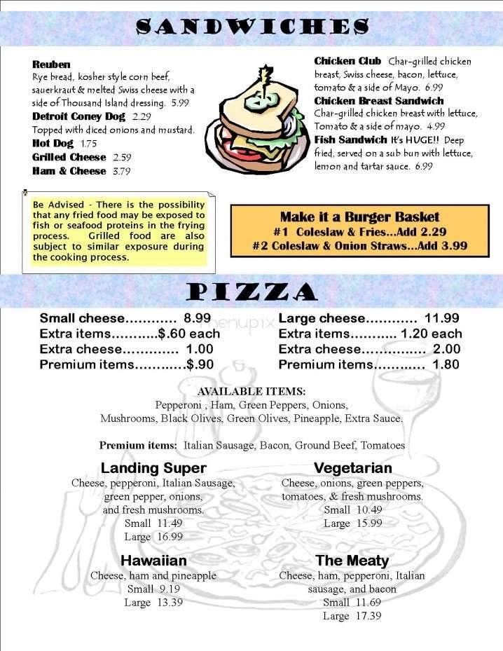 Menu page 2