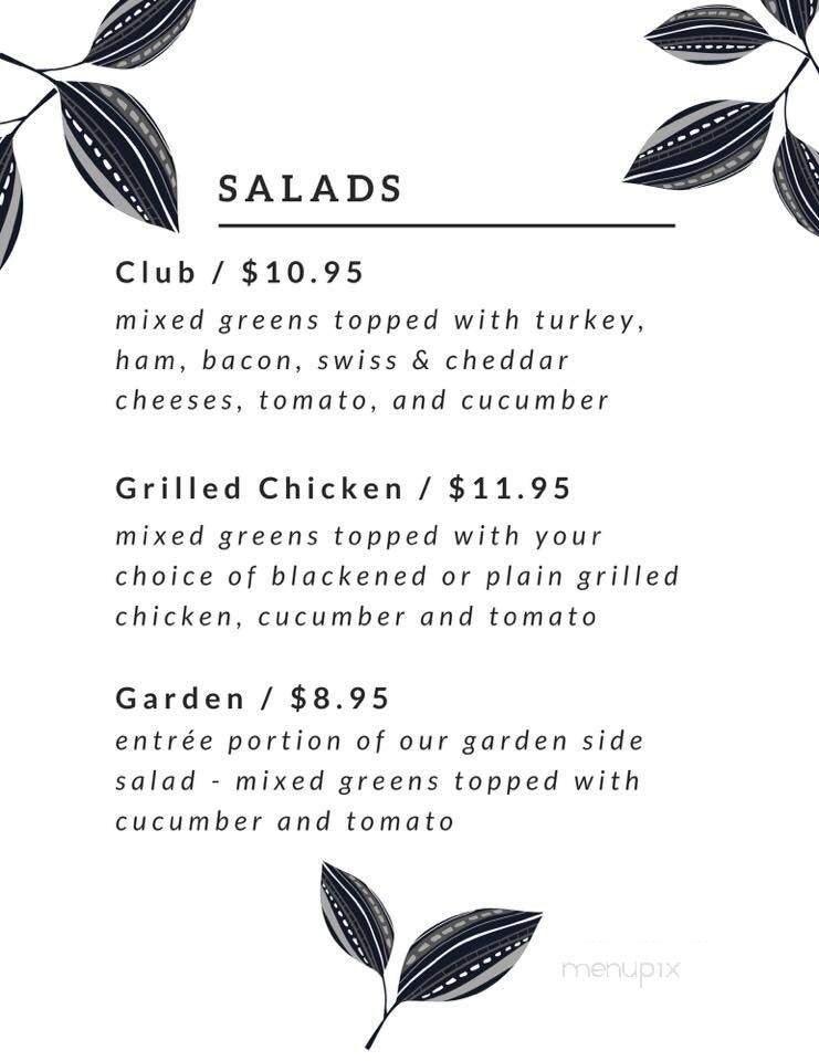 Menu page 1